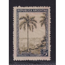 ARGENTINA 1935 GJ 814 ESTAMPILLA SIN FILIGRANA NUEVA MINT U$ 78